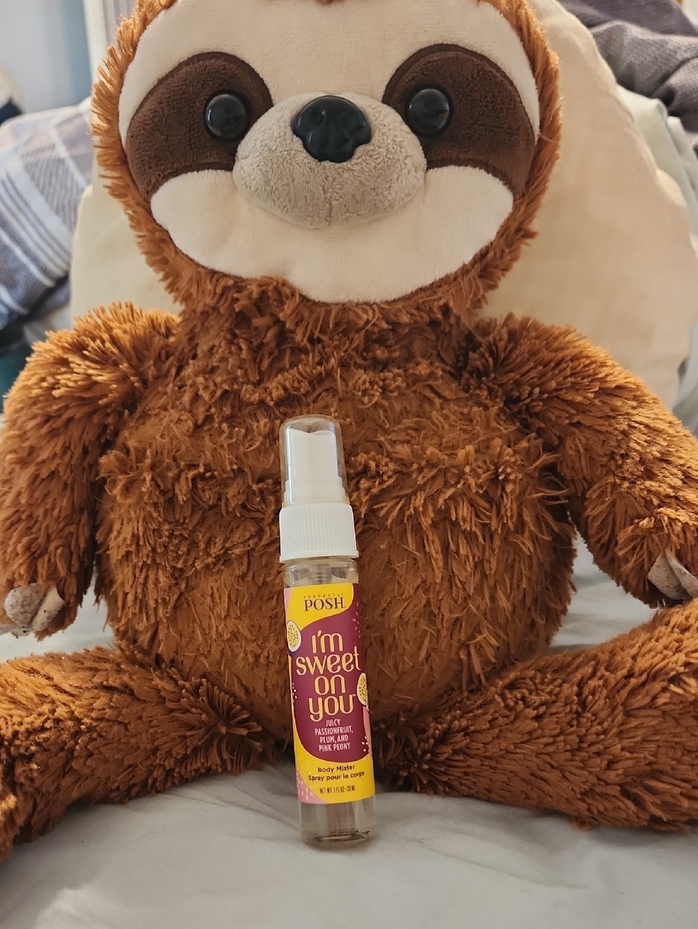 Posh Body Mist in Pink and Yellow Bottle